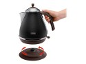 Delonghi | Icona Vintage | KBOV2001BK | Czajnik standardowy | 2000 W | 1,7 L | Stal nierdzewna | Podstawa obrotowa 360° | Czarny