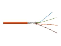 Digitus Cat.7 S/FTP installation cable, 1200 MHz Dca (EN 50575), AWG 23/1, 500 m drum, SX, Orange