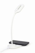Gembird | Lampa biurkowa z bezprzewodową ładowarką | TA-WPC10-LED-01-W