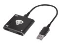 Genesis | Adapter klawiatura/myszka | USB 2.0 | Czarny