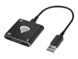 Genesis | Adapter klawiatura/myszka | USB 2.0 | Czarny
