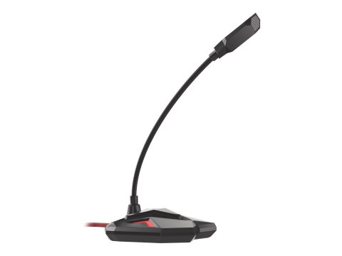 Genesis | Mikrofon gamingowy | Radium 100 | Czarno-czerwony | USB 2.0