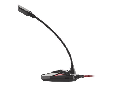Genesis | Mikrofon gamingowy | Radium 100 | Czarno-czerwony | USB 2.0