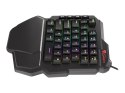 Genesis | NKG-1319 | Klawiatura dla graczy | Podświetlenie LED RGB | USA | Czarna | Przewodowa