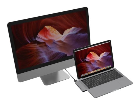 Hyper HyperDrive USB-C 7-in-1 Laptop Form-Fit Hub - Space Grey