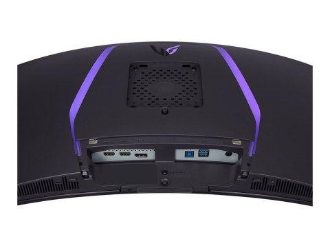 LG | Zakrzywiony monitor do gier | 34GS95QE-B | 34 " | OLED | Ultra-WQHD | 21:9 | 240 Hz | 0,03 ms | 3440 x 1440 pikseli | 275 c