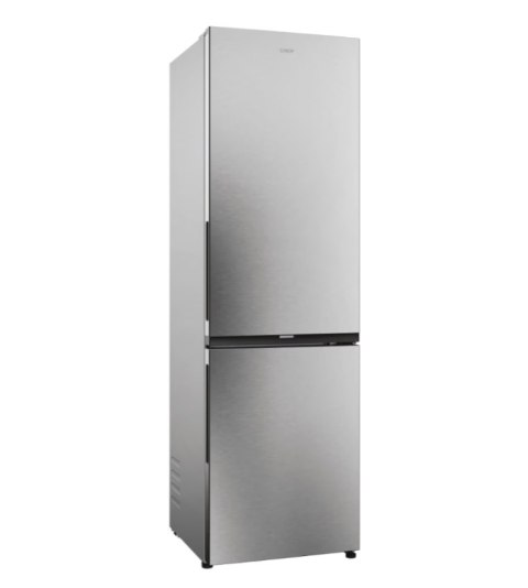 Lodówka Candy | CNCQ2T518EX | Klasa efektywności energetycznej E | Wolnostojąca | Kombi | Wysokość 182,5 cm | System No Frost | 