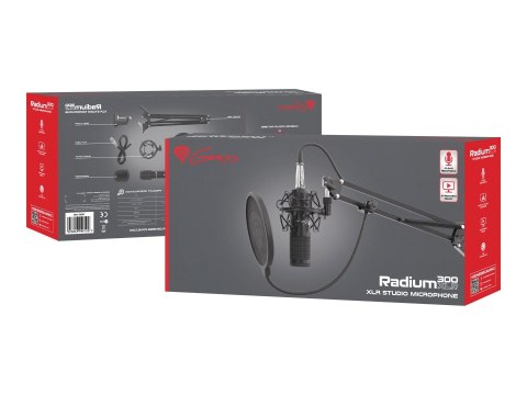 Mikrofon do gier Genesis Radium 300 Czarny przewodowy