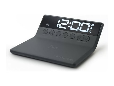 Muse | Radio z bezprzewodową ładowarką | M-168 WI | Czarny | Przenośny