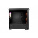Obudowa GENESIS IRID 503 ARGB, Micro Tower, 2xUSB 2.0, 2x Jack, 1xUSB 3.0, Czarny | Genesis | IRID 503 ARGB | Czarny | ATX | Zas