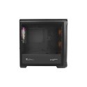 Obudowa GENESIS IRID 503 ARGB, Micro Tower, 2xUSB 2.0, 2x Jack, 1xUSB 3.0, Czarny | Genesis | IRID 503 ARGB | Czarny | ATX | Zas