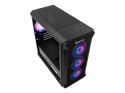 Obudowa GENESIS IRID 503 ARGB, Micro Tower, 2xUSB 2.0, 2x Jack, 1xUSB 3.0, Czarny | Genesis | IRID 503 ARGB | Czarny | ATX | Zas
