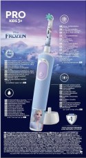Oral-B | Vitality PRO Kids Frozen | Szczoteczka elektryczna | Ładowalna | Dla dzieci | Niebieska | Ilość głowic szczoteczki w ze