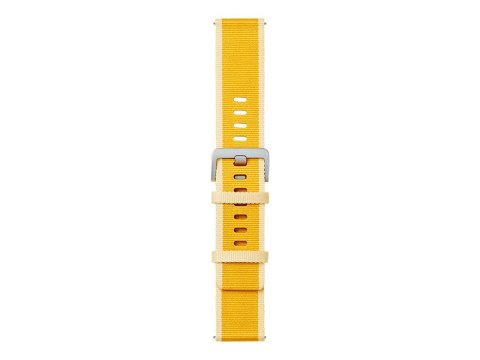 Pasek do zegarka Xiaomi, zaprojektowany dla Xiaomi Watch S1 Active, w kolorze żółtego kukurydzy.