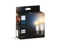 Philips Hue | WA 11W A60 E27 2szt. paczka | E27 | 11 W | Ciepła do chłodna biel 2200K-6500K | Bluetooth i Zigbee