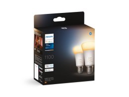 Philips Hue | WA 11W A60 E27 2szt. paczka | E27 | 11 W | Ciepła do chłodna biel 2200K-6500K | Bluetooth i Zigbee