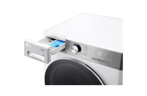 Pralka LG F2WR909P3W | Efektywność energetyczna A-10% | Pojemność 9 kg | Prędkość wirowania 1200 RPM | Klasa A++ | Funkcja pary 