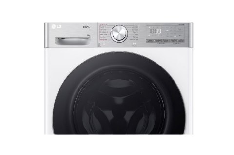 Pralka LG F2WR909P3W | Efektywność energetyczna A-10% | Pojemność 9 kg | Prędkość wirowania 1200 RPM | Klasa A++ | Funkcja pary 