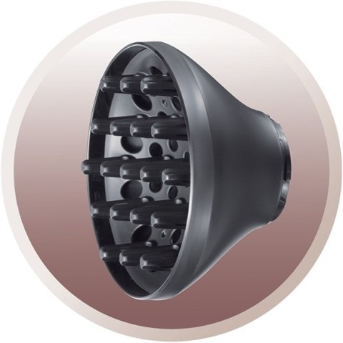 Remington D5706 Curl & Straight Confidence Ionic Suszarka do Włosów, Szary/Różowy Remington