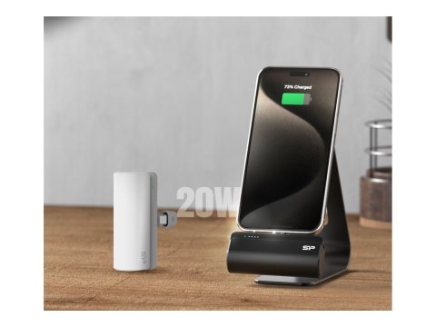 SILICON POWER Power Bank QD50 5000mAh Quick Energy, White