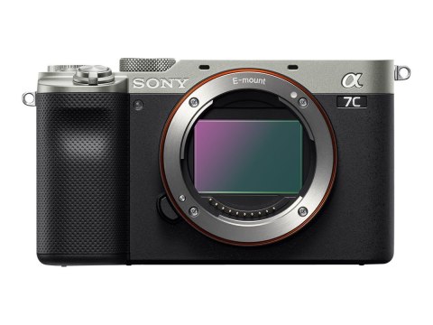 Sony Alpha A7C pełnoklatkowy bezlusterkowy aparat z wymiennymi obiektywami, korpus, srebrny | Sony | pełnoklatkowy bezlusterkowy