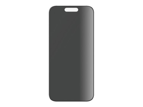 Szkło Hartowane PanzerGlass z Filtracją Prywatności do Apple iPhone 15 Pro | Czarne | Przezroczyste