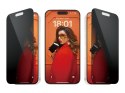 Szkło Hartowane PanzerGlass z Filtracją Prywatności do Apple iPhone 15 Pro | Czarne | Przezroczyste