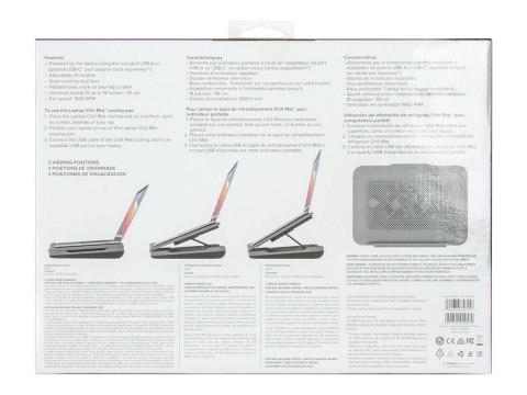 Targus Lap Chill Mat z regulowaną podstawką - dla laptopów do 18 cali | Targus