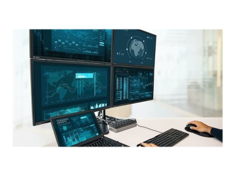 Targus USB-C Universal Quad 4K (QV4K) Docking Station with 100W Power Delivery Targus