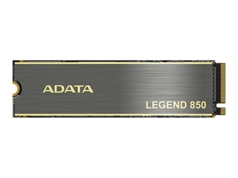 ADATA | LEGEND 850 | 2000 GB | Format SSD M.2 2280 | Interfejs SSD PCIe Gen4x4 | Prędkość odczytu 5000 MB/s | Prędkość zapisu 45