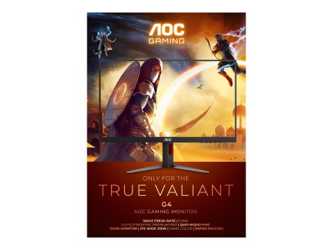 AOC CQ32G4VE | 31,5 " | VA | QHD | 16:9 | 180 Hz | 1 ms | 2560 x 1440 pikseli | 300 cd/m² | 2 porty HDMI