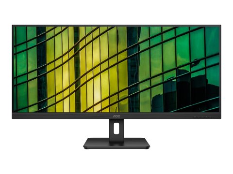 AOC | Monitor | U34E2M | 34 " | VA | WQHD | 21:9 | 100 Hz | 4 ms | 3440 x 1440 | 300 cd/m² | Porty HDMI w liczbie 2 | Czarny