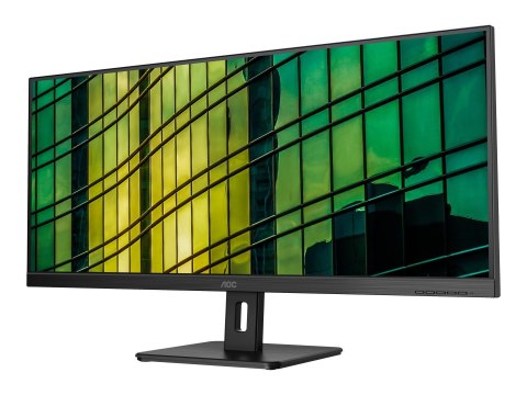 AOC | Monitor | U34E2M | 34 " | VA | WQHD | 21:9 | 100 Hz | 4 ms | 3440 x 1440 | 300 cd/m² | Porty HDMI w liczbie 2 | Czarny