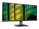 AOC | Monitor | U34E2M | 34 " | VA | WQHD | 21:9 | 100 Hz | 4 ms | 3440 x 1440 | 300 cd/m² | Porty HDMI w liczbie 2 | Czarny