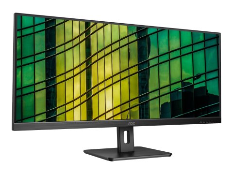 AOC | Monitor | U34E2M | 34 " | VA | WQHD | 21:9 | 100 Hz | 4 ms | 3440 x 1440 | 300 cd/m² | Porty HDMI w liczbie 2 | Czarny