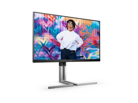 AOC Q27U3CV | 27 " | IPS | 16:9 | 75 Hz | 4 ms | 2560 x 1440 pikseli | 420 cd/m² | Ilość portów HDMI 1