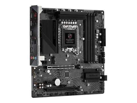 ASRock | Z790M PG LIGHTNING/D4 | Rodzina procesorów Intel | Gniazdo procesora LGA1700 | DDR4 DIMM | Obsługiwane interfejsy dyskó