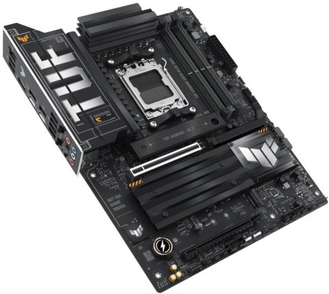 Asus Rodzina procesorów AMD | Gniazdo procesora AM5 | DDR5 DIMM | Gniazda pamięci 4 | Obsługiwane interfejsy dysków twardych SAT
