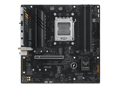 Asus | TUF GAMING A620M-PLUS WIFI | Rodzina procesorów AMD | Gniazdo procesora AM5 | DDR5 DIMM | Gniazda pamięci 4 | Obsługiwane