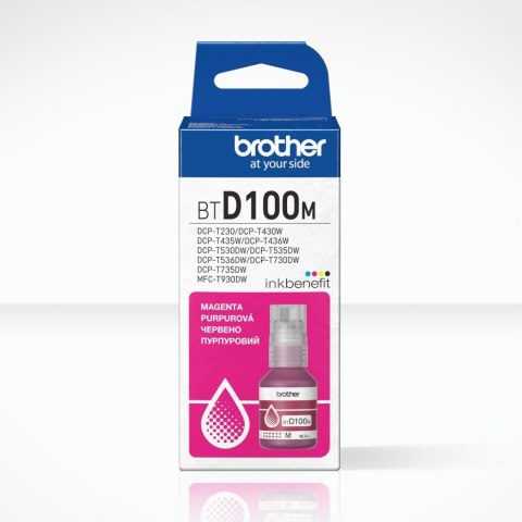 Brother BTD100M Genuine Magenta Ink Bottle