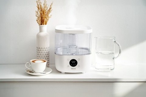 Camry | CR 7973w | Nawilżacz | 23 W | Pojemność zbiornika na wodę 5 L | Odpowiedni do pomieszczeń do 35 m² | Ultradźwiękowy | Wy