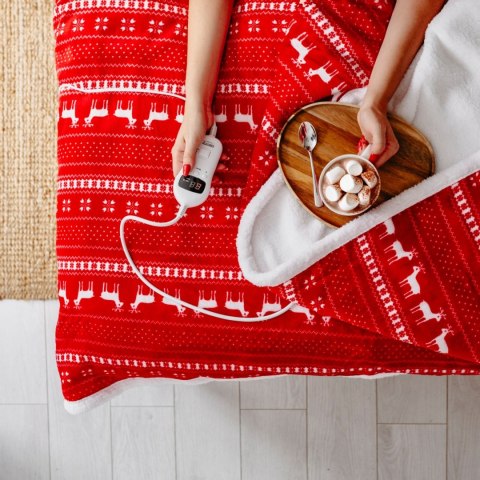 Camry | Elektryczny koc grzewczy z wyłącznikiem czasowym | CR 7441 | Liczba poziomów ogrzewania 10 | Liczba osób 1 | Pilot zdaln