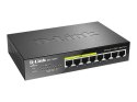 D-Link | 8-portowy przełącznik Gigabit PoE (4xPoE) | DGS-1008P | Niezarządzany | Desktop | Typ zasilania Zewnętrzny