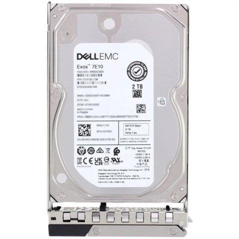 Dell HDD 3.5" / 2TB / 7.2k / SATA / 6Gb / 512n / Hot-plug / 15G Rx50 | Dell