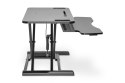 Ergonomiczny stojak Digitus DA-90380-1 | 10-50 cm | Maksymalne obciążenie 15 kg | Czarny