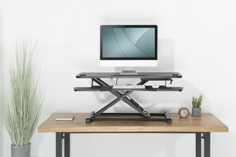 Ergonomiczny stojak Digitus DA-90380-1 | 10-50 cm | Maksymalne obciążenie 15 kg | Czarny