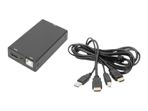 Digitus | Klucz sprzętowy HDMI do modułowych konsol KVM | DS-51203 | RJ45 na HDMI