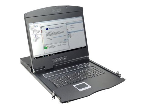 Digitus | Konsola modułowa z 19-calowym wyświetlaczem TFT (48,3 cm) | DS-72211-4US