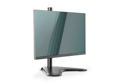 Digitus | Uchwyt biurkowy | Regulowana wysokość, obrotowy, obrotowy | Czarny