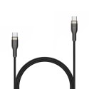 Fixed | Kabel w oplocie USB-C/USB-C, 2m, 100W | FIXDB-CC2-BK